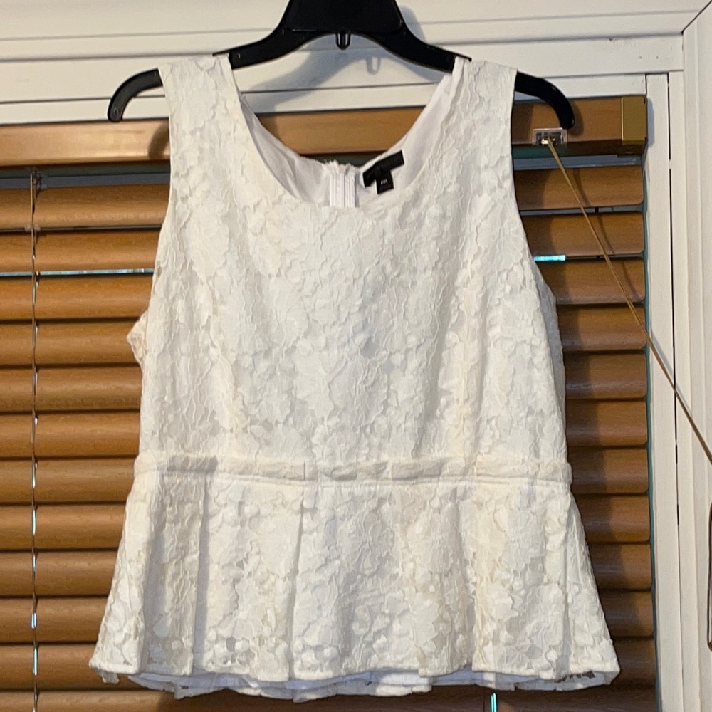 Cream/ Ivory Peplum Blouse